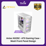 Load image into Gallery viewer, Antec NX292 - ATX Gaming Case - Mesh Front Panel Design &amp; Tempered Glass Side Panel - FREE 3 PCS 12CM RGB FANS + 1 PCS 12CM FAN
