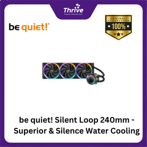 be quiet! Silent Loop 240mm - Superior & Silence Water Cooling - 2xPure Wings 2 120mm PWM