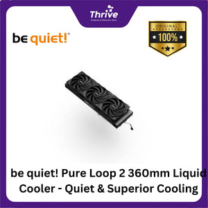 be quiet! Pure Loop 2 360mm Liquid Cooler - Quiet & Superior Cooling - 3x Pure Wings 3 120mm PWM High-Speed Fan