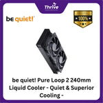 Load image into Gallery viewer, be quiet! Pure Loop 2 240mm Liquid Cooler - Quiet &amp; Superior Cooling - 2x Pure Wings 3 120mm PWM High-Speed Fan
