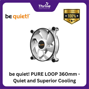 be quiet! PURE LOOP 360mm - Quiet and Superior Cooling - 3x Pure Wings 2 120mm PWM