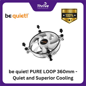 be quiet! PURE LOOP 360mm - Quiet and Superior Cooling - 3x Pure Wings 2 120mm PWM