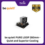 Load image into Gallery viewer, be quiet! PURE LOOP 280mm - Quiet and Superior Cooling - 2x Pure Wings 2 140mm PWM
