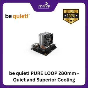 be quiet! PURE LOOP 280mm - Quiet and Superior Cooling - 2x Pure Wings 2 140mm PWM