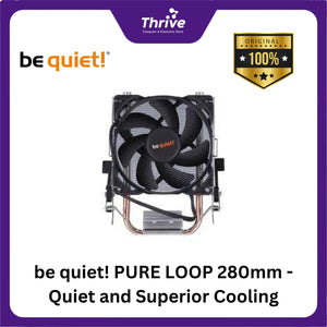 be quiet! PURE LOOP 280mm - Quiet and Superior Cooling - 2x Pure Wings 2 140mm PWM