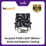 Load image into Gallery viewer, be quiet! PURE LOOP 280mm - Quiet and Superior Cooling - 2x Pure Wings 2 140mm PWM
