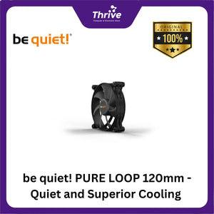 be quiet! PURE LOOP 120mm - Quiet and Superior Cooling - 1x Pure Wings 2 120mm PWM