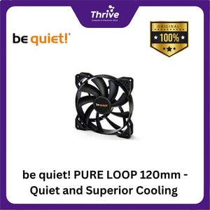 be quiet! PURE LOOP 120mm - Quiet and Superior Cooling - 1x Pure Wings 2 120mm PWM