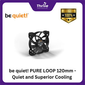 be quiet! PURE LOOP 120mm - Quiet and Superior Cooling - 1x Pure Wings 2 120mm PWM