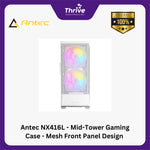 Load image into Gallery viewer, Antec NX416L - Mid-Tower Gaming Case - Mesh Front Panel Design - Left Side Glass Door - Type C Ready - Free 2Pcs 16CM ARGB Fans + 1Pcs 12CM ARGB Fans