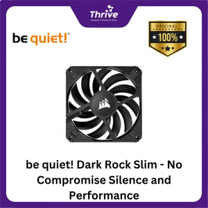 be quiet! Dark Rock Slim - No Compromise Silence and Performance - 1x Silent Wings 3 120mm PWM fan