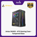 Load image into Gallery viewer, Antec NX420 - ATX Gaming Case - Tempered Glass Side Panel - Front ARGB STRIP - FREE 1 PCS 12CM FAN
