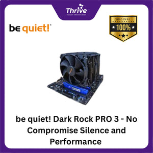 be quiet! Dark Rock PRO 3 - No Compromise Silence and Performance - Dual Fan - Winner Reddot Award