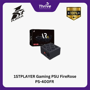 1STPLAYER Gaming PSU FireRose PS-400FR 80+ (Efficiency 85%) With Flat cable