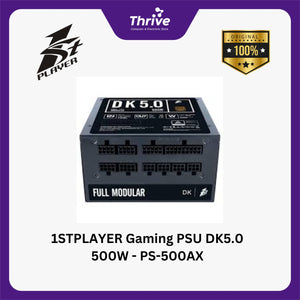 1STPLAYER Gaming PSU DK5.0 500W - PS-500AX (80+ Bronze) - 3 Years Warranty Replacement