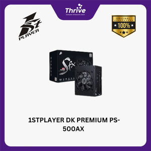 1STPLAYER DK PREMIUM PS-500AX 80+ Bronze Certified - Japanese Main Capacitors - SILENT FAN - 5 Years Warranty Replacement