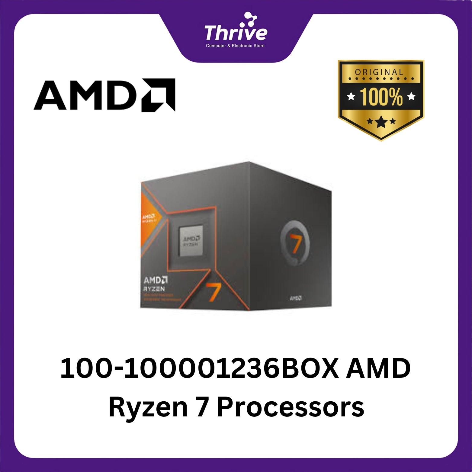 100-100001236BOX AMD Ryzen 7 Processors - Sultan Store
