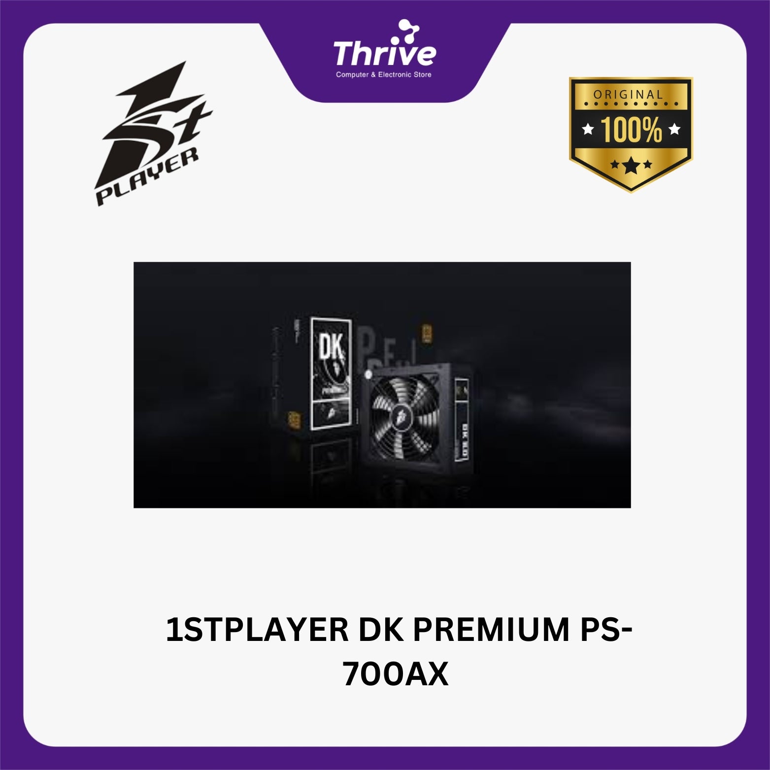1STPLAYER DK PREMIUM PS-700AX 80+ Bronze Certified - Japanese Main Cap ...