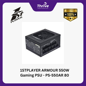 1STPLAYER ARMOUR 550W Gaming PSU - PS-550AR 80+ Gold Certified - 5 Years Warranty Replacement