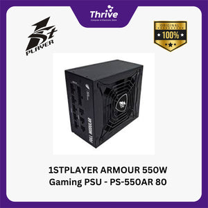 1STPLAYER ARMOUR 550W Gaming PSU - PS-550AR 80+ Gold Certified - 5 Years Warranty Replacement