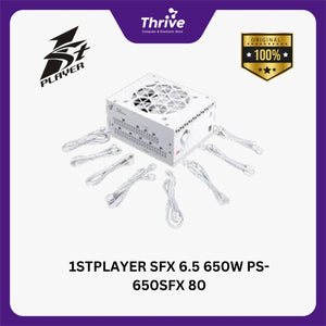 1STPLAYER SFX 6.5 650W PS-650SFX 80+ Gold Certified - Full Modular - All Japanese Capacitors - 7 Years Warranty Replacement