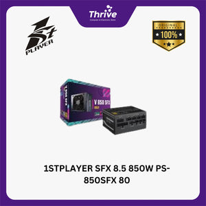 1STPLAYER SFX 8.5 850W PS-850SFX 80+ Gold Certified - Full Modular - All Japanese Capacitors - 7 Years Warranty Replacement - Include 12VHPWR PCI-E Adapter Cable