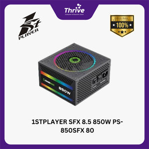 1STPLAYER SFX 8.5 850W PS-850SFX 80+ Gold Certified - Full Modular - All Japanese Capacitors - 7 Years Warranty Replacement - Include 12VHPWR PCI-E Adapter Cable