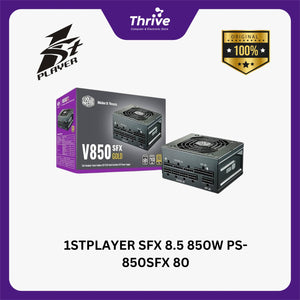 1STPLAYER SFX 8.5 850W PS-850SFX 80+ Gold Certified - Full Modular - All Japanese Capacitors - 7 Years Warranty Replacement - Include 12VHPWR PCI-E Adapter Cable