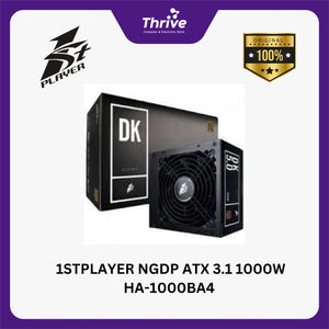 1STPLAYER NGDP ATX 3.1 1000W HA-1000BA4 80+ Gold Certified - Full Modular - ATX3.1 and PCIe 5.1 Ready - Embossed Cable - 10 Years Warranty Replacement