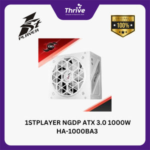 1STPLAYER NGDP ATX 3.0 1000W HA-1000BA3 80+ Platinum Certified - Full Modular - CYBENETICS ATX3.0 PASS - PCIe 5.0 Ready - 10 Years Warranty Replacement