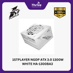 Load image into Gallery viewer, 1STPLAYER NGDP ATX 3.0 1300W WHITE HA-1300BA3 80+ Platinum Certified - Full Modular - CYBENETICS ATX3.0 PASS - PCIe 5.0 Ready - 10 Years Warranty Replacement
