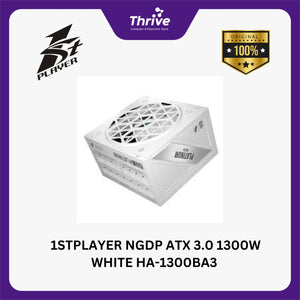 1STPLAYER NGDP ATX 3.0 1300W WHITE HA-1300BA3 80+ Platinum Certified - Full Modular - CYBENETICS ATX3.0 PASS - PCIe 5.0 Ready - 10 Years Warranty Replacement