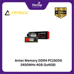 Load image into Gallery viewer, Antec Memory DDR4 PC19200 2400MHz 4GB (1x4GB) Blue Led - AMD4UZ124001604G-5SB
