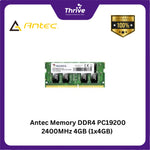 Load image into Gallery viewer, Antec Memory DDR4 PC19200 2400MHz 4GB (1x4GB) Blue Led - AMD4UZ124001604G-5SB
