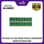 Load image into Gallery viewer, PR-RAM-LO-DA-DDR3-04/16 LONGDIMM DDR3 PC1600 4GB