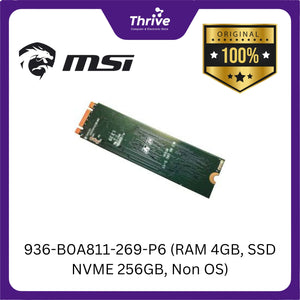 936-B0A811-269-P6 (RAM 4GB, SSD NVME 256GB, Non OS)