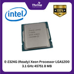 Load image into Gallery viewer, E-2324G (Ready) Xeon Processor LGA1200 3.1 GHz 45751 8 MB

