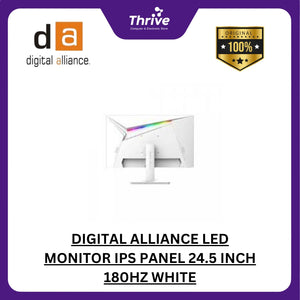 DIGITAL ALLIANCE LED MONITOR IPS PANEL 24.5 INCH 180HZ WHITE