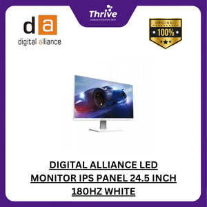 DIGITAL ALLIANCE LED MONITOR IPS PANEL 24.5 INCH 180HZ WHITE