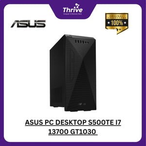 ASUS PC DESKTOP S500TE I7 13700 GT1030 2GB/ 16GB 512GB W11 BLK -715030000W +LED 21.5 C2223HE