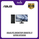 Load image into Gallery viewer, ASUS PC DESKTOP S500TE I7 13700 GT1030 4GB/ 8GB 512GB W11 BLK -785030000W +LED 21.5 C2223HE
