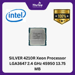 Load image into Gallery viewer, SILVER 4210R Xeon Processor LGA3647 2.4 GHz 45950 13.75 MB
