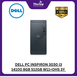 DELL PC INSPIRON 3030 I3 14100 8GB 512GB W11+OHS 3Y + MONITOR 21.5