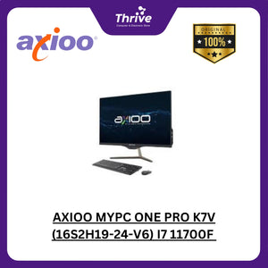 AXIOO MYPC ONE PRO K7V (16S2H19-24-V6) I7 11700F 16GB 256GB+2THDD VGA 6GB 550W W10PRO 1Y