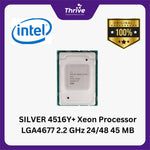 Load image into Gallery viewer, SILVER 4516Y+ Xeon Processor LGA4677 2.2 GHz 24/48 45 MB
