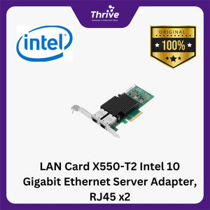 LAN Card X550-T2 Intel 10 Gigabit Ethernet Server Adapter, RJ45 x2