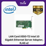 Load image into Gallery viewer, LAN Card X550-T2 Intel 10 Gigabit Ethernet Server Adapter, RJ45 x2
