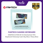 Load image into Gallery viewer, FANTECH MK875V2 ATOM 81 V2 Mechanical 75% Keyboard Hotswap 3 pin Sky Blue / Navy Blue
