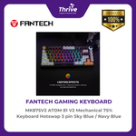 Load image into Gallery viewer, FANTECH MK875V2 ATOM 81 V2 Mechanical 75% Keyboard Hotswap 3 pin Sky Blue / Navy Blue