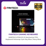 Load image into Gallery viewer, FANTECH MK875V2 ATOM 81 V2 Mechanical 75% Keyboard Hotswap 3 pin Sky Blue / Navy Blue